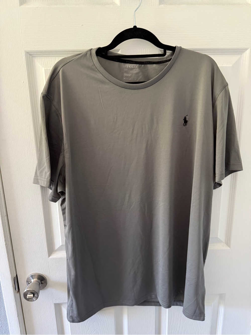 Polo by Ralph Lauren Men’s Light Gray Short-Sleeve Crew Tee - Size XXL